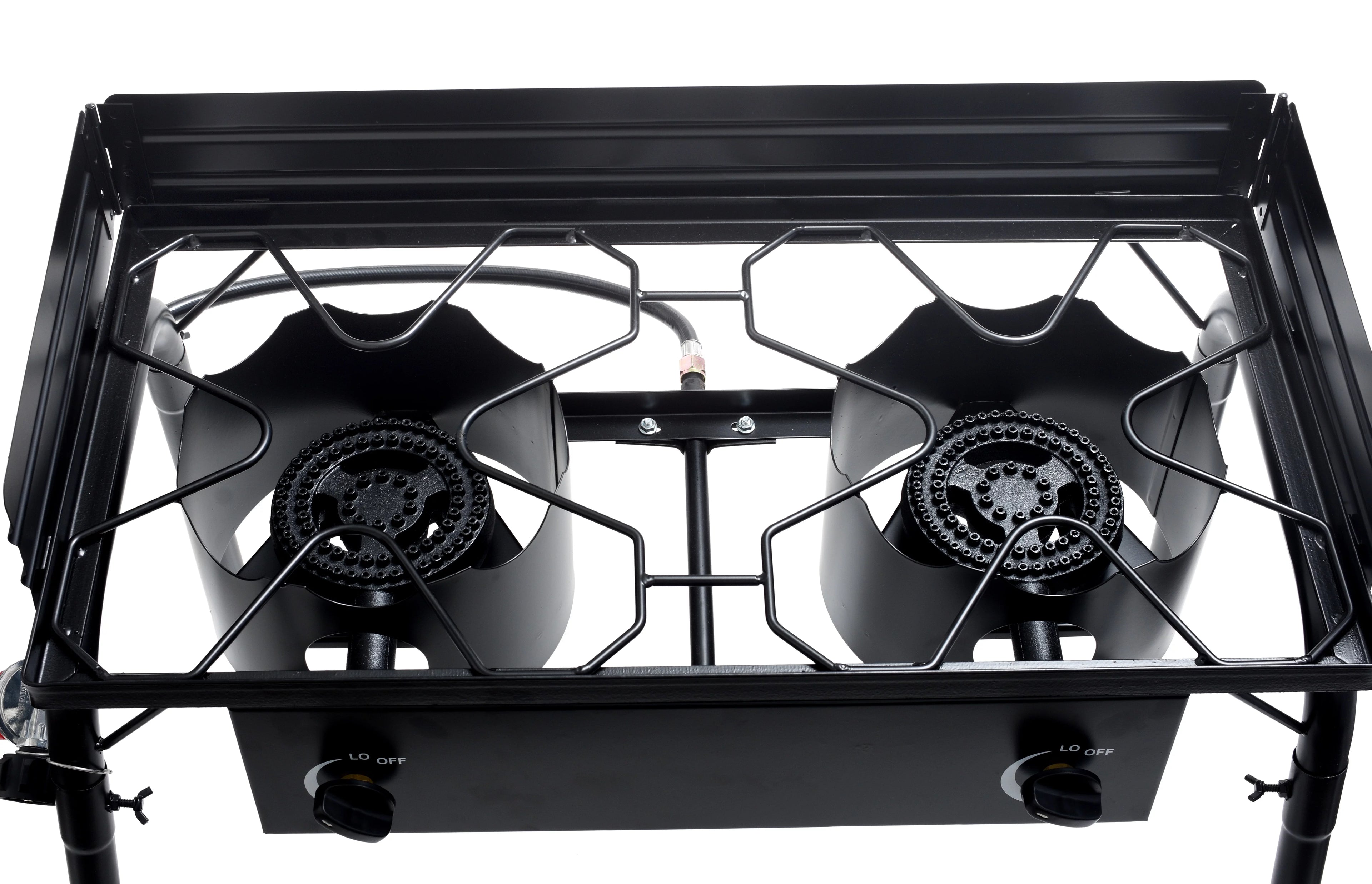 Flame King 200,000 BTU LP Gas 2 Burner Standup Cooktop Stove Z6687