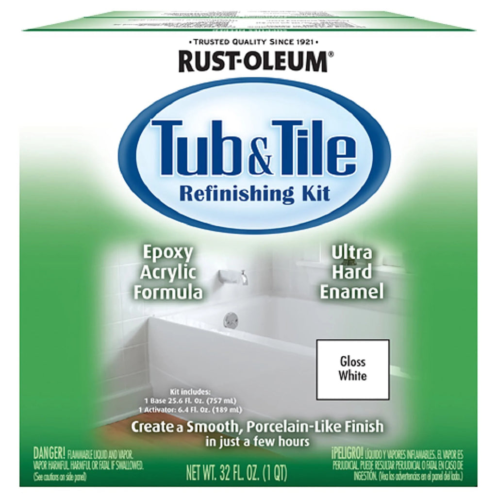 Rust-Oleum Gloss Tub & Tile Refinishing Kit White W5061