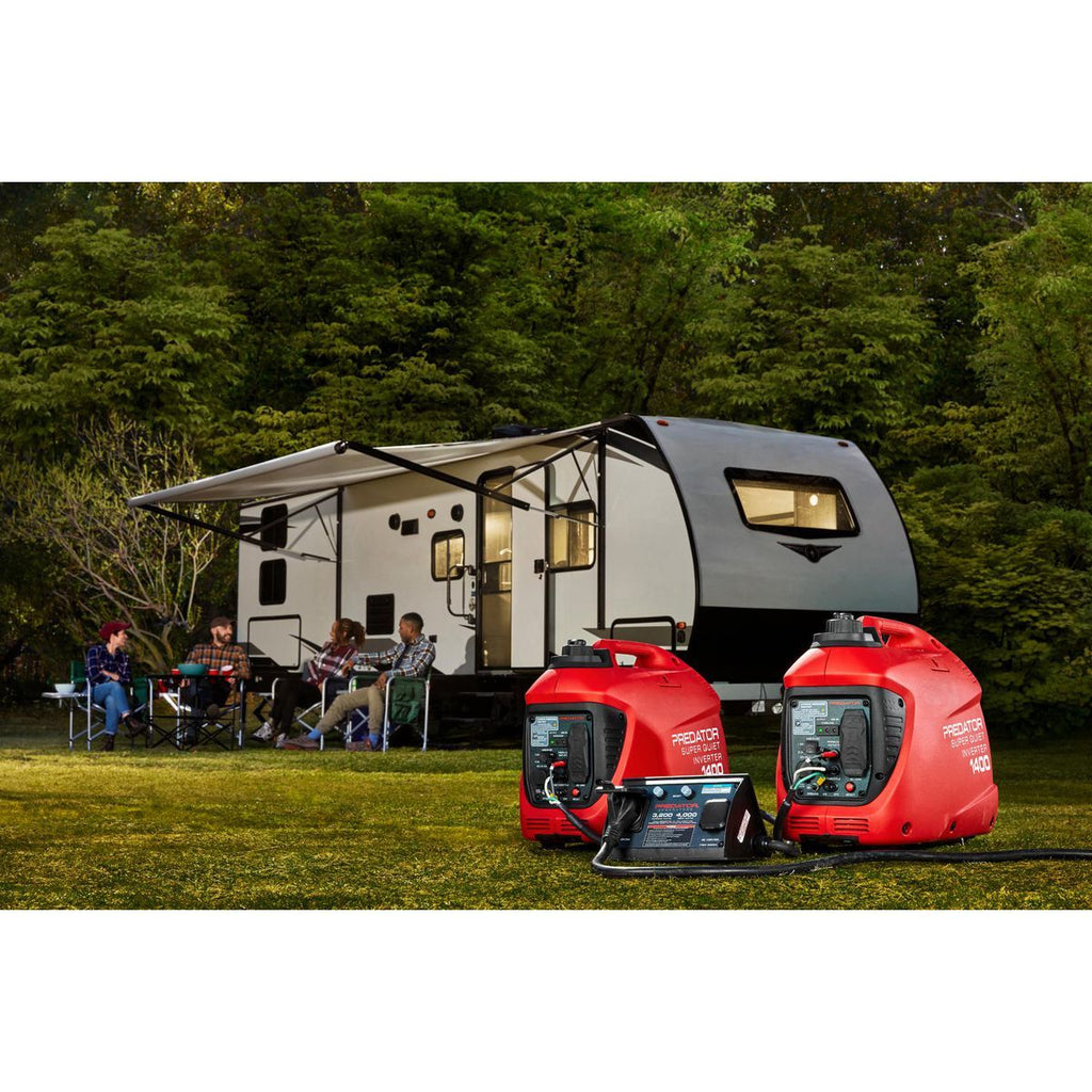 PREDATOR 1400 Watt Super Quiet Inverter Generator with CO SECURE Technology L35033