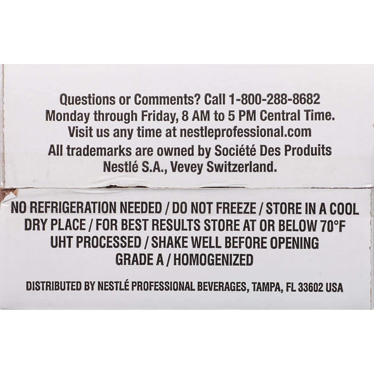 Nestle Carnation Coffee Creamer Half and Half, No Refrigeration, 360 Pack of 2 A425184