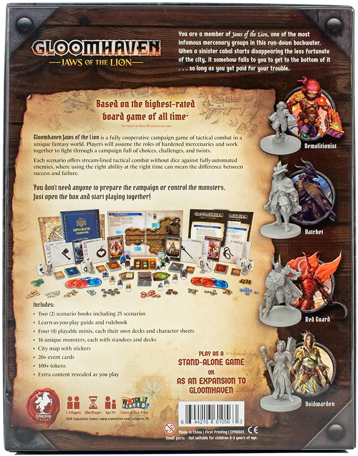 Gloomhaven: Jaws of The Lion Board Game J158