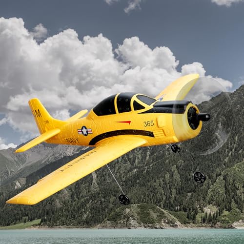 VEVOR RC Plane 2.4GHz 4 Channel T28 Trainer Aircraft with 6-Axis Gyro W54614