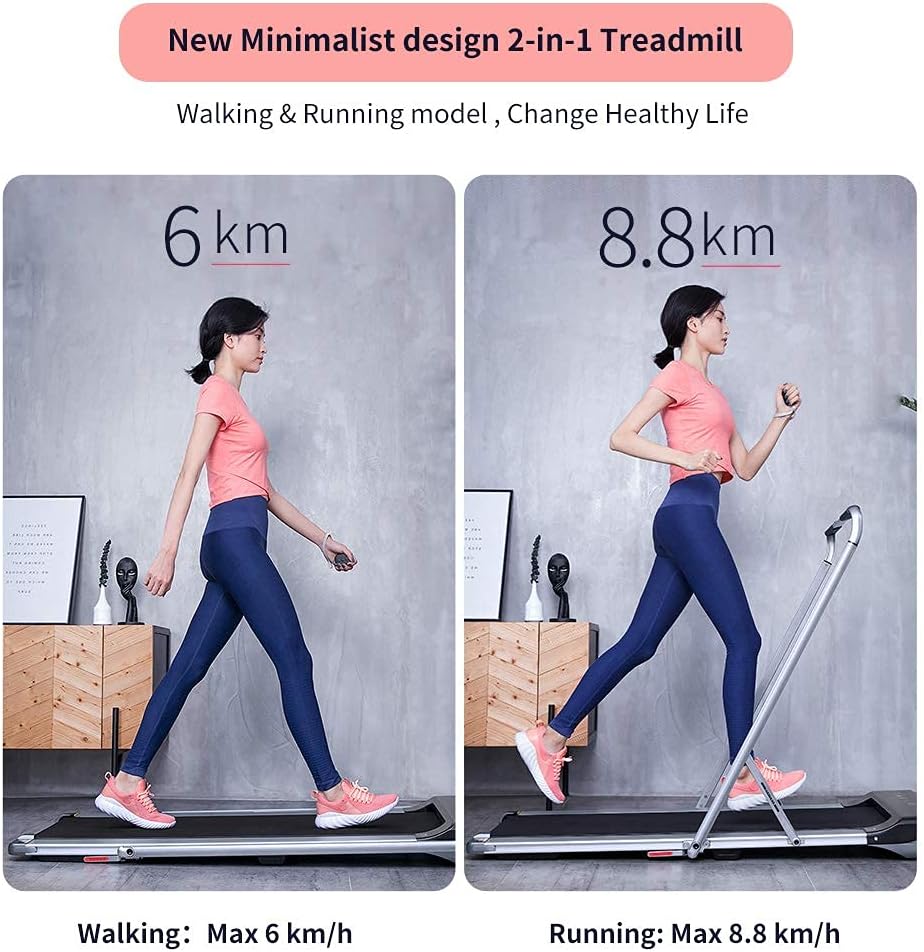 RHYTHM FUN 2-in-1 Folding Under Desk Treadmill with Remote F692