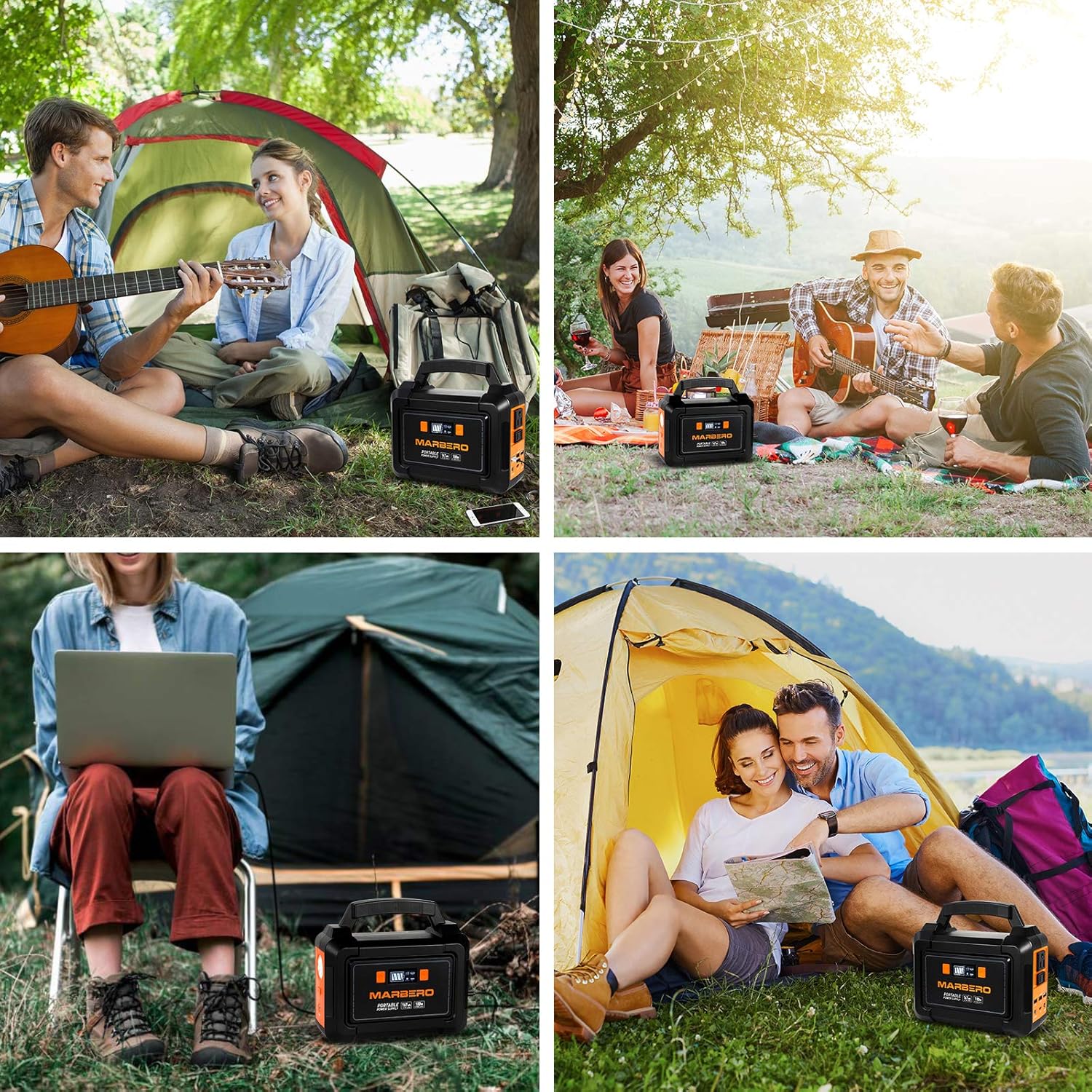 MARBERO 167Wh Portable Power Station 45000mAh Solar Generator J80808