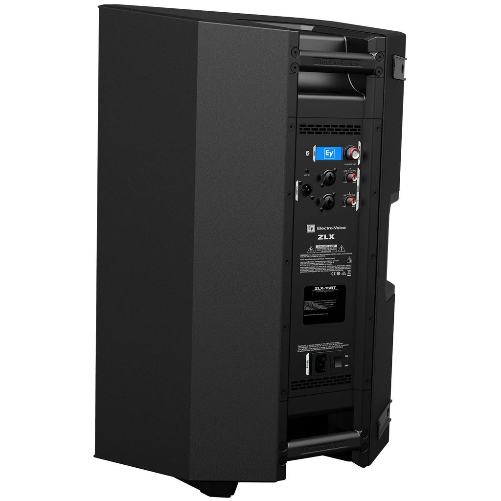 Electro-Voice ZLX-15 BT 15" Powered Bluetooth Loudspeakers with Covers and XLR Cables Z2377