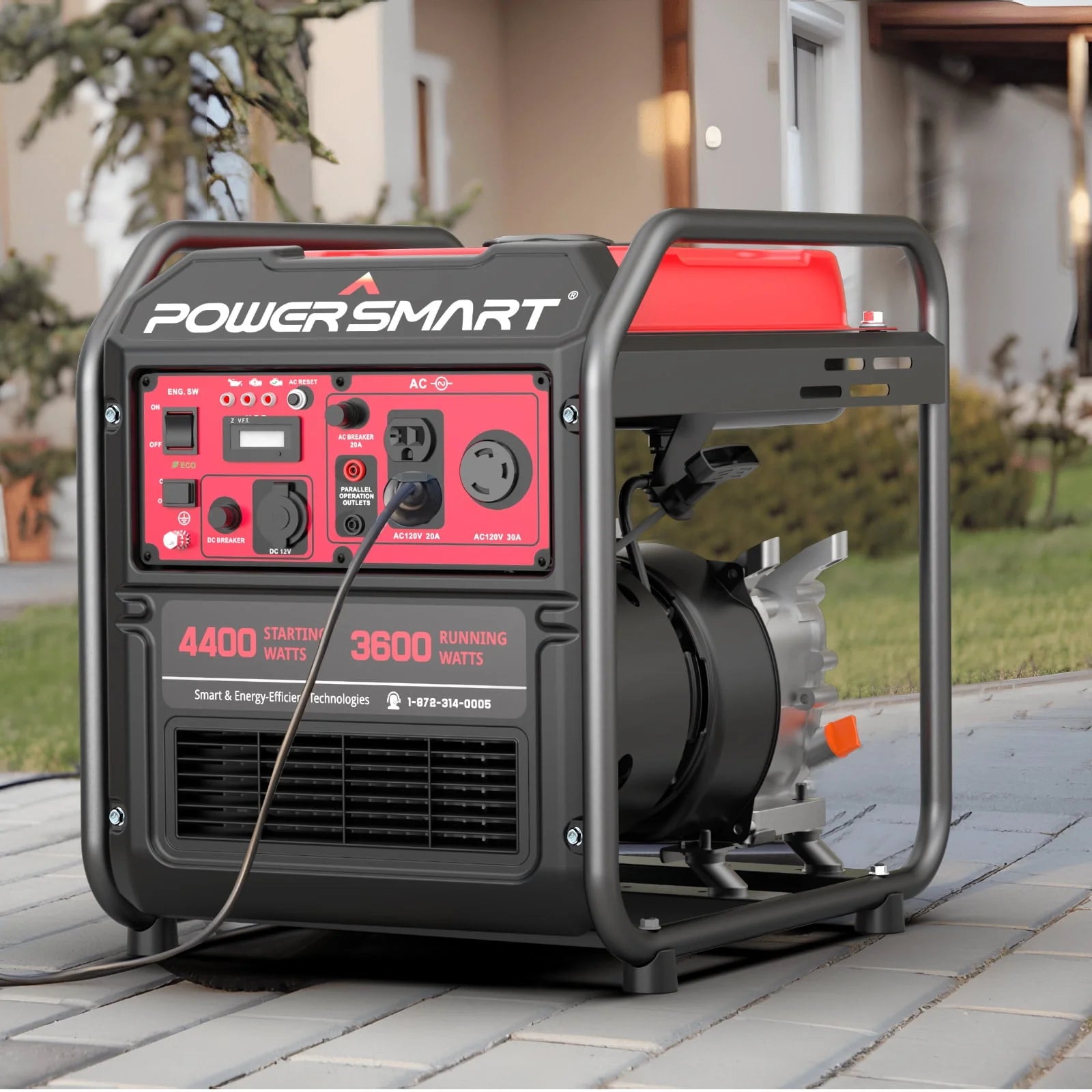PowerSmart 4400-Watt Gas Generator for Home and Outdoor Use K7449