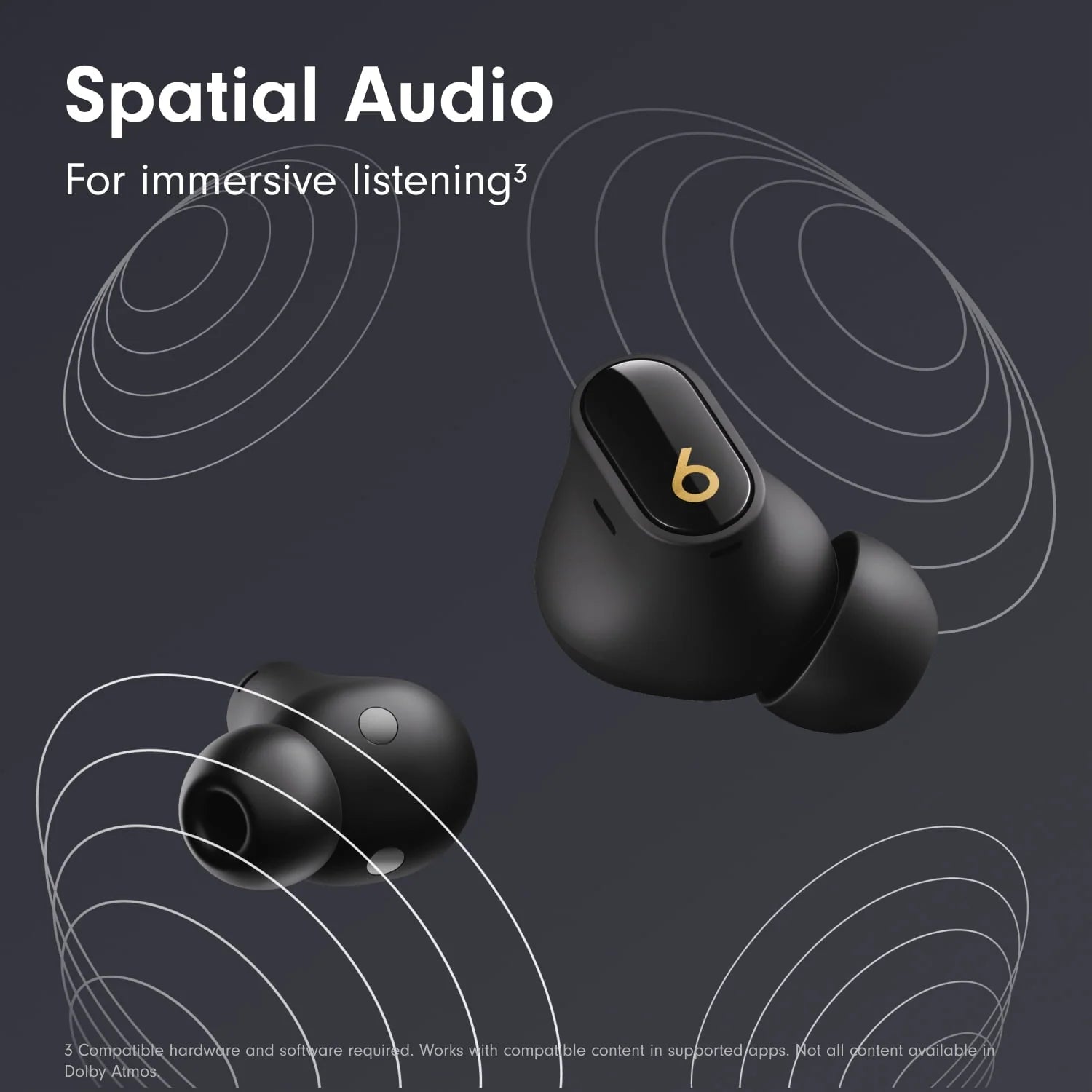 Beats Studio Buds True Wireless Noise Cancelling Earbuds - Black/Gold T3994