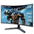 KOORUI 24 inch High-Performance 165Hz/144Hz 1ms(MPRT) 100% sRGB Gaming Monitor,Adpitive sync,3-Side Borderless,FHD 1080P VA Computer Monitor,HDMI/DisplayPort,24E4