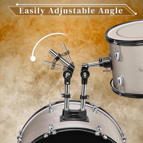 Ktaxon 22 Inch 5-Piece Adult Drum Set with Cymbals and Stool (Blue) G680