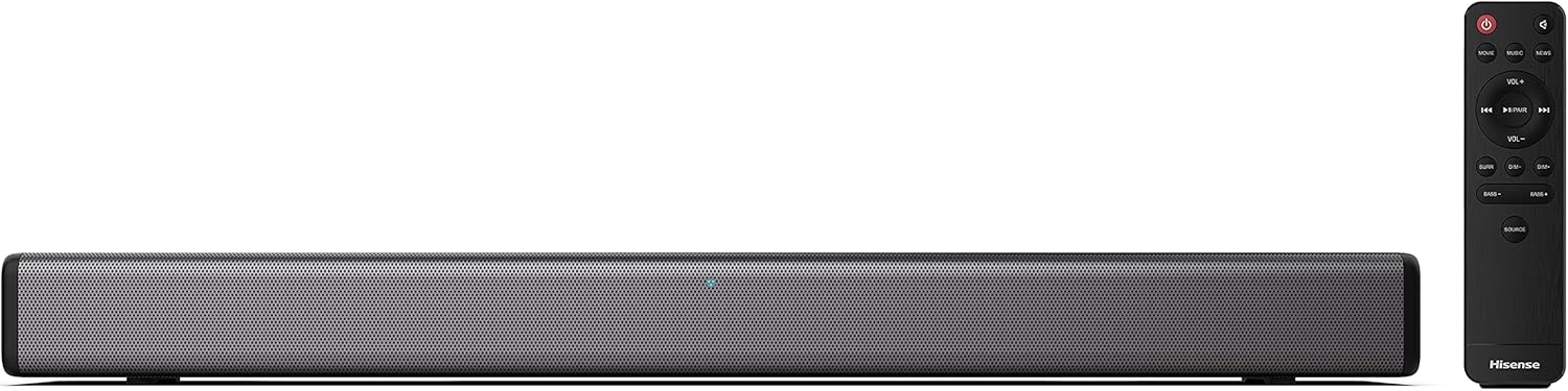 Hisense HS219 2.1ch Sound Bar with Wireless Subwoofer, Dolby Audio, Bluetooth I204707
