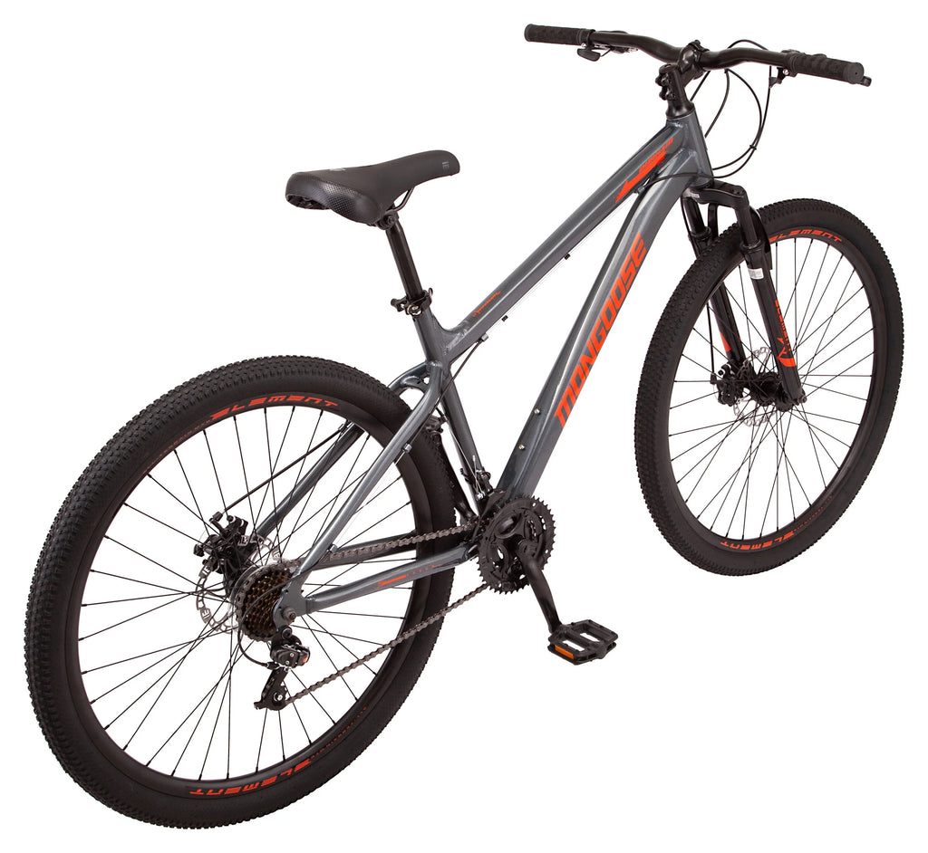 Mongoose Durham Mountain Bike, 21 Speeds, Gray F591
