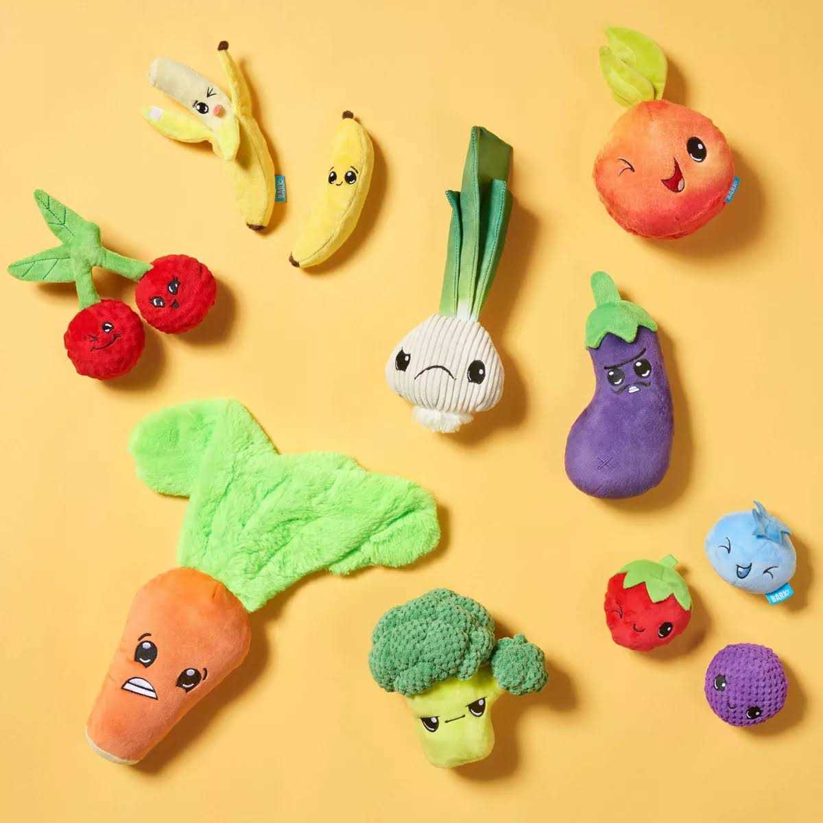 BARK Prudence and Imprudence The Bananas Dog Toy X911574