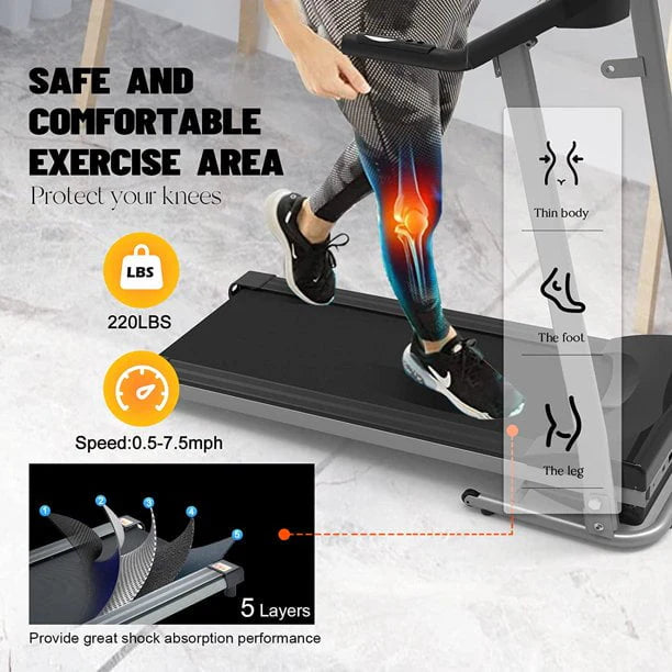 Foldable Treadmill with Incline for Home Workout Z6175