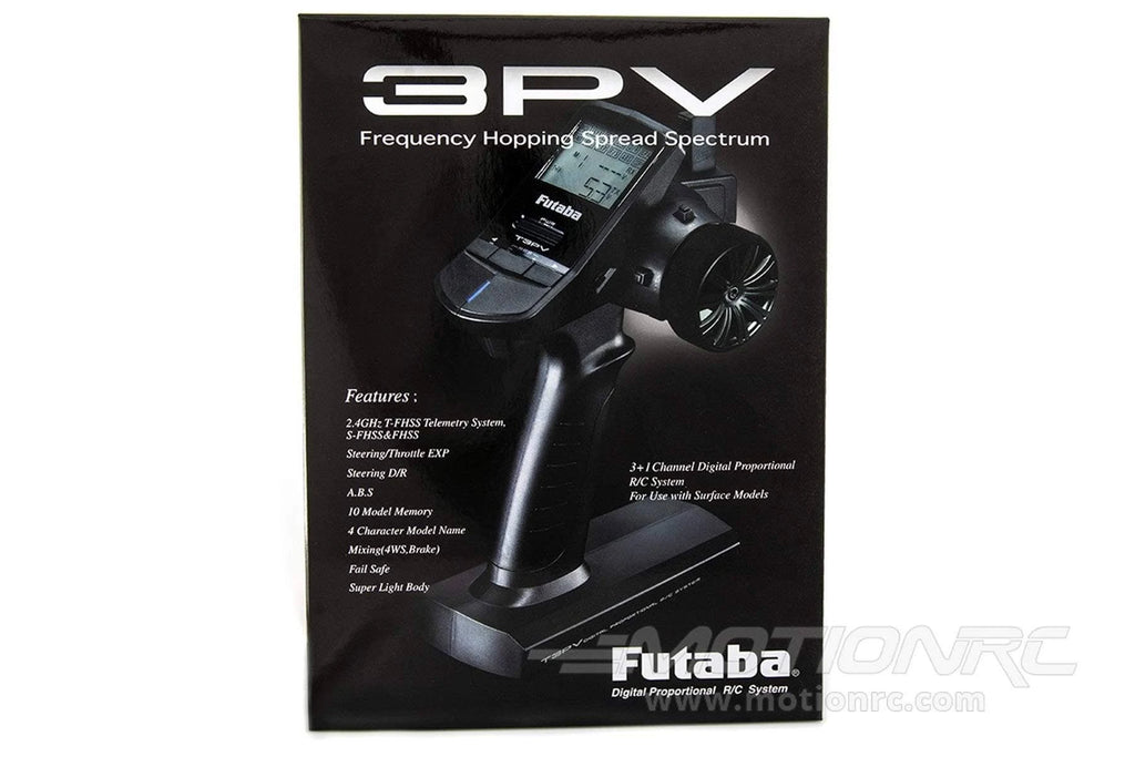 Futaba 3PV 3-Channel 2.4Ghz S-FHSS Radio System with R203GF Receiver T79582