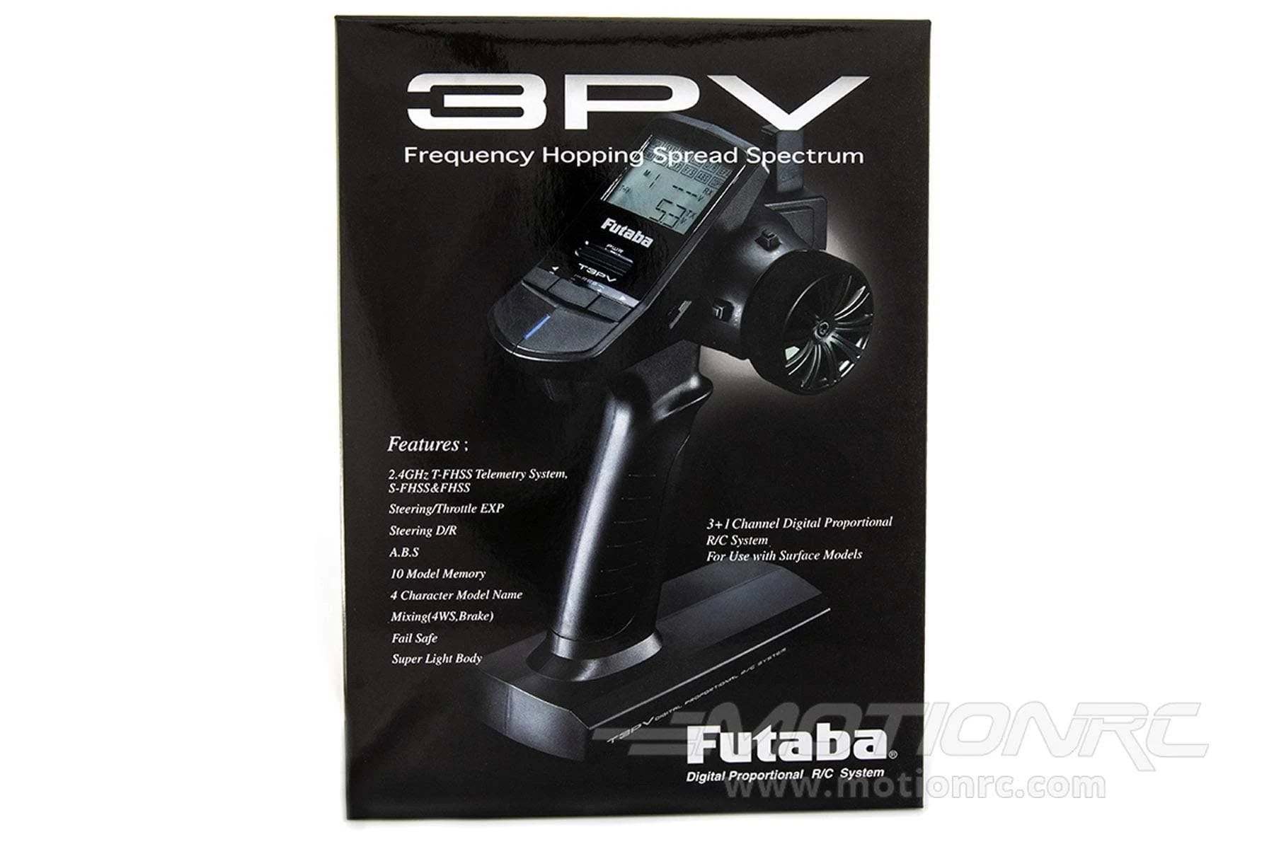 Futaba 3PV 3-Channel 2.4Ghz S-FHSS Radio System with R203GF Receiver T79582