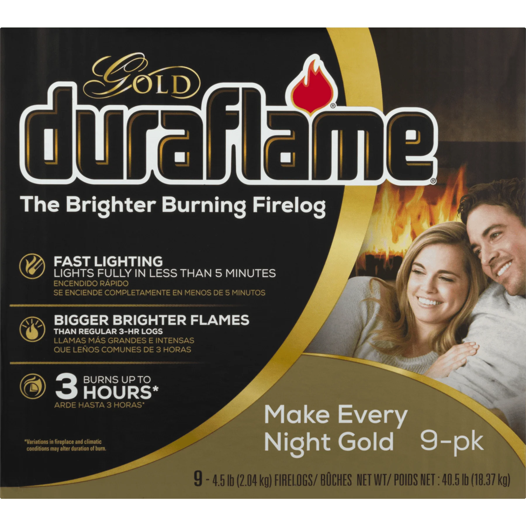 duraflame® Firelogs, Gold, 4.5 LB Z88965