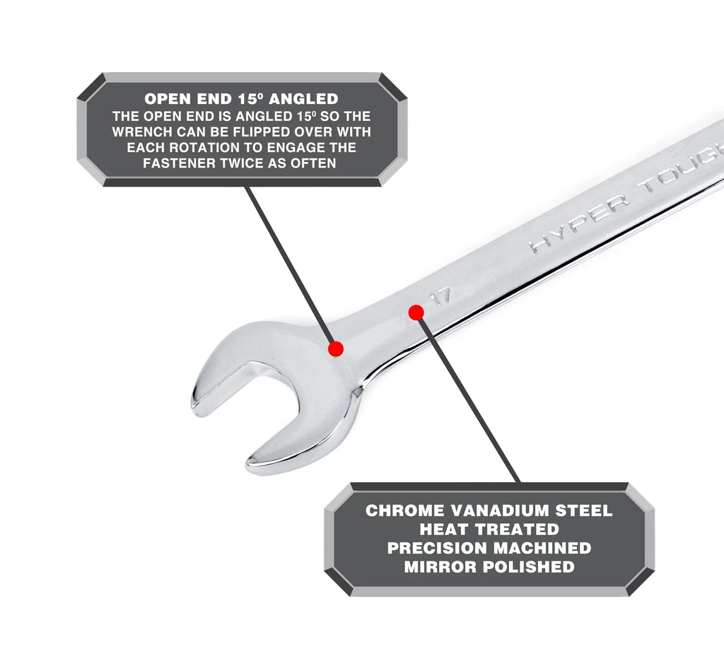 Hyper Tough 24 Pc Combination Wrench Set I50223