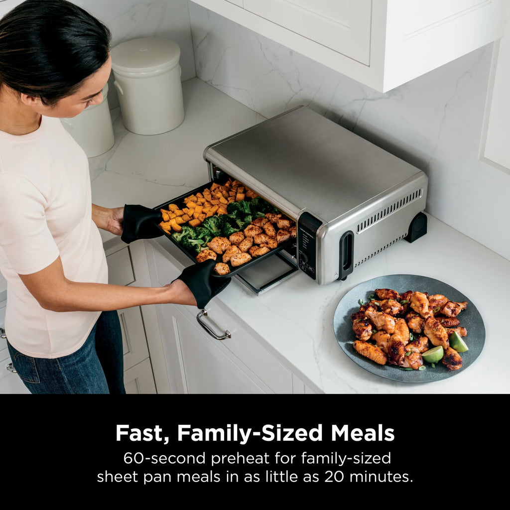 Ninja Foodi 6-in-1 Digital Air Fryer Toaster Oven with Flip-Away M335