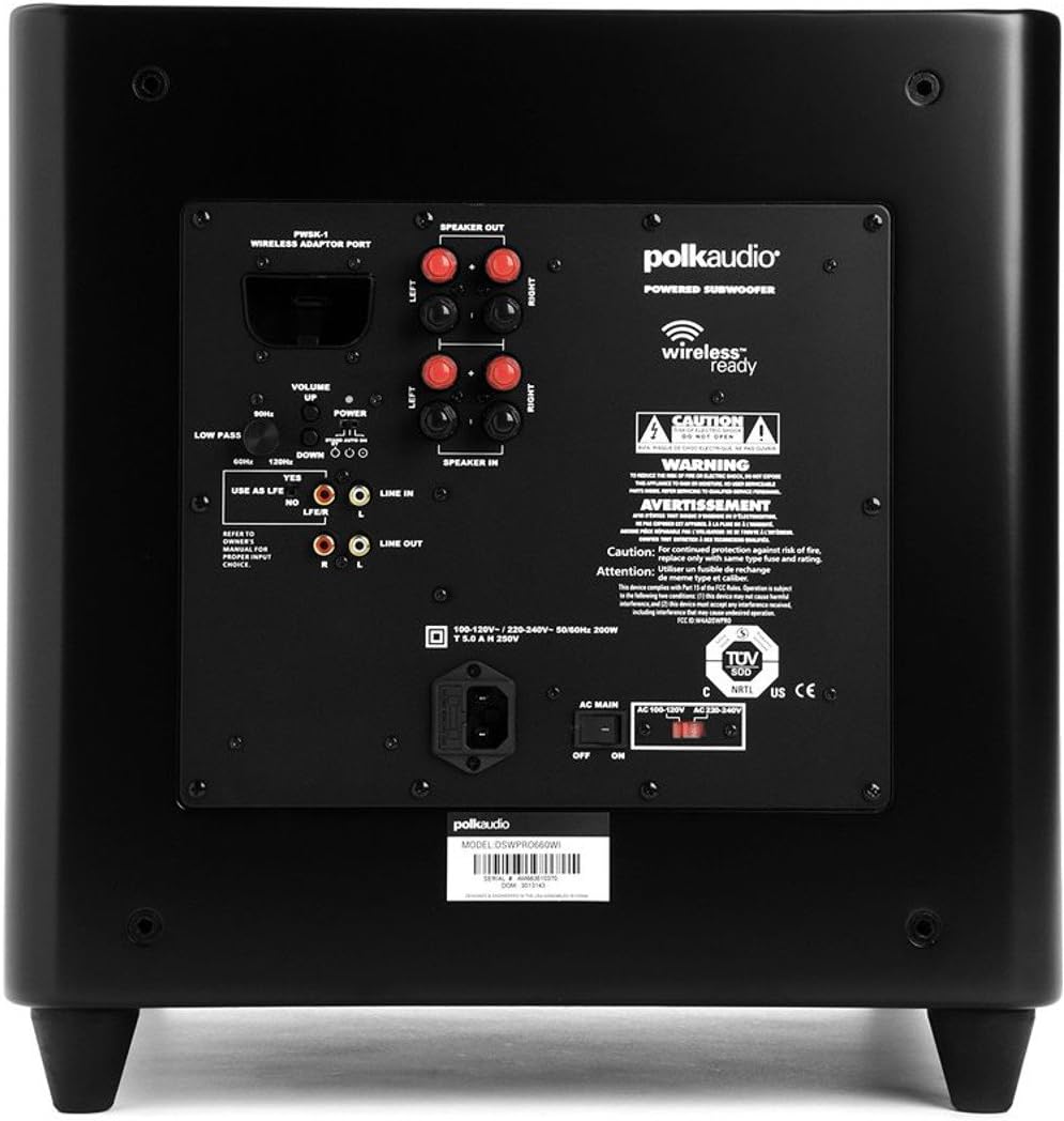 Polk DSWPRO 660wi 12-inch Powered Subwoofer C68456