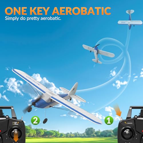 VOLANTEXRC RC Plane Trainer Sport Cub 4CH Remote Control Airplane RTF for Beginners U4716