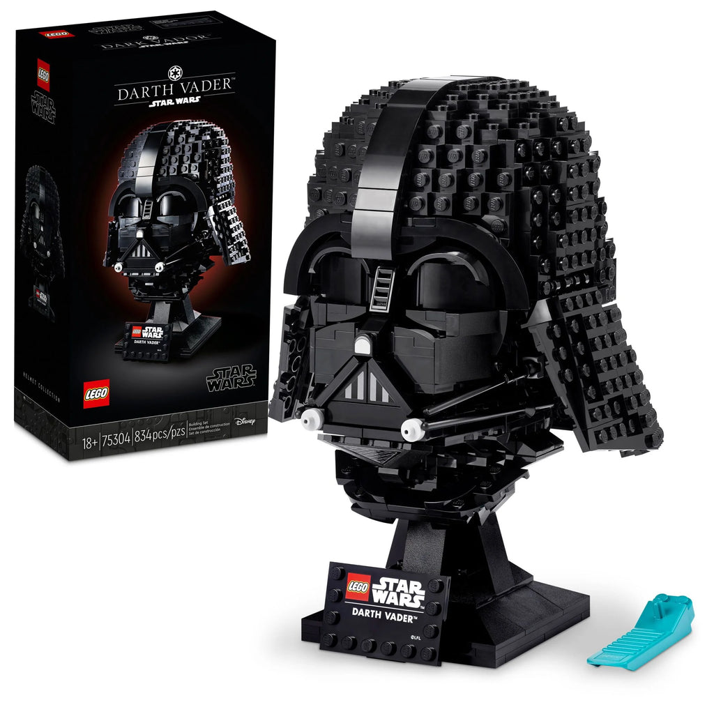 LEGO Star Wars Darth Vader Helmet Set, Mask Model Kit for Adults to Build and Display, Collectible Star Wars Home D��cor, Graduation Gift Idea, 75304