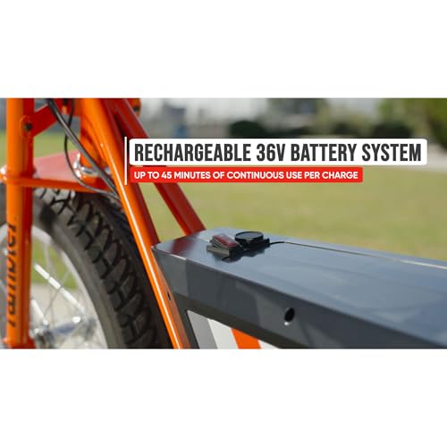 Razor Rambler 16 36V Electric Minibike with Retro Style, Retrospec Dakota Adult Helmet B115