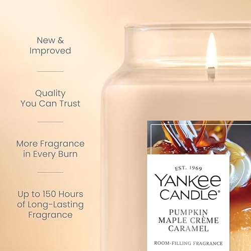 Yankee Candle Sugared Cinnamon Apple Scented Candle, 22oz Large Jar V569036