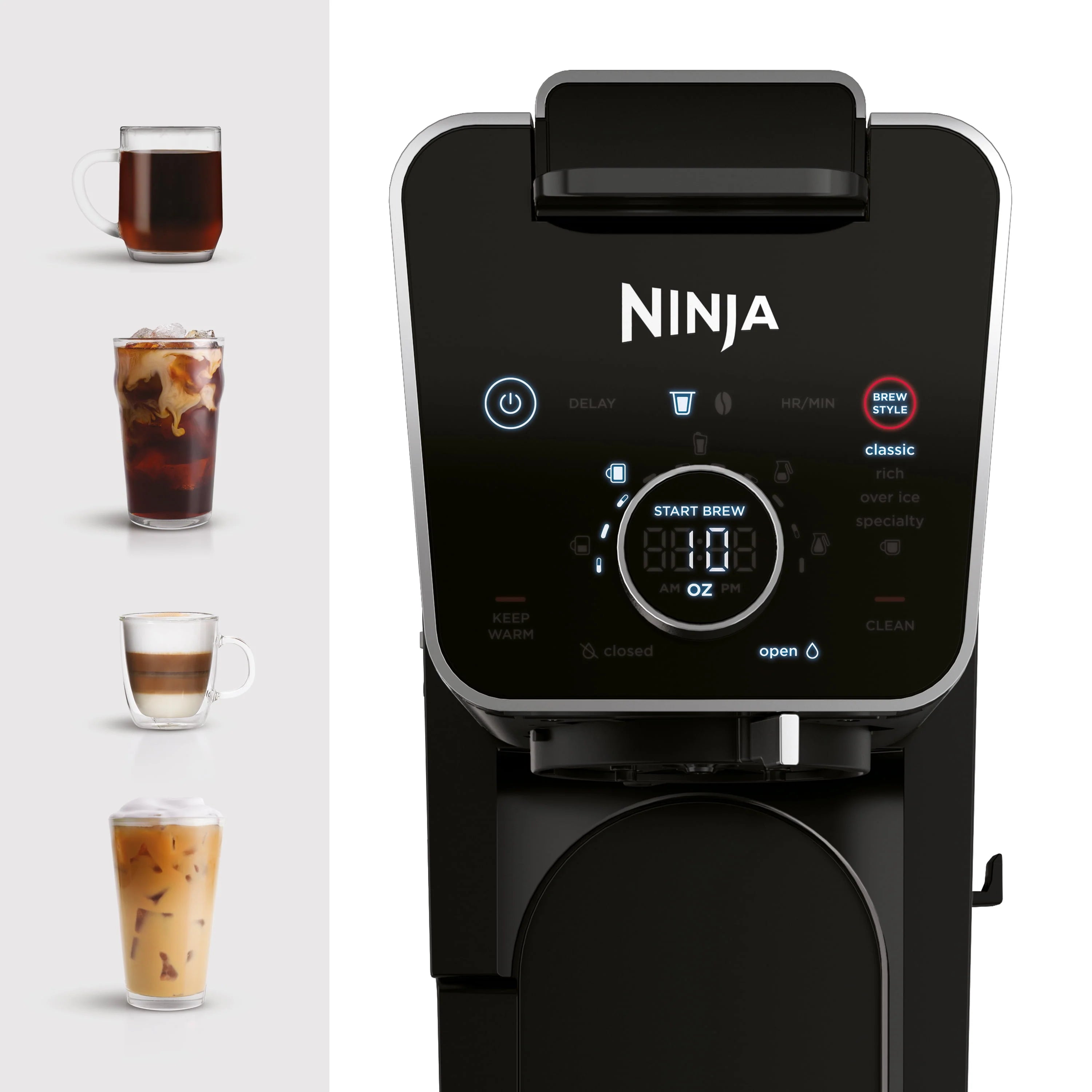 Ninja DualBrew Specialty Drop Coffee Maker, Single-Serve, 12-Cup P959