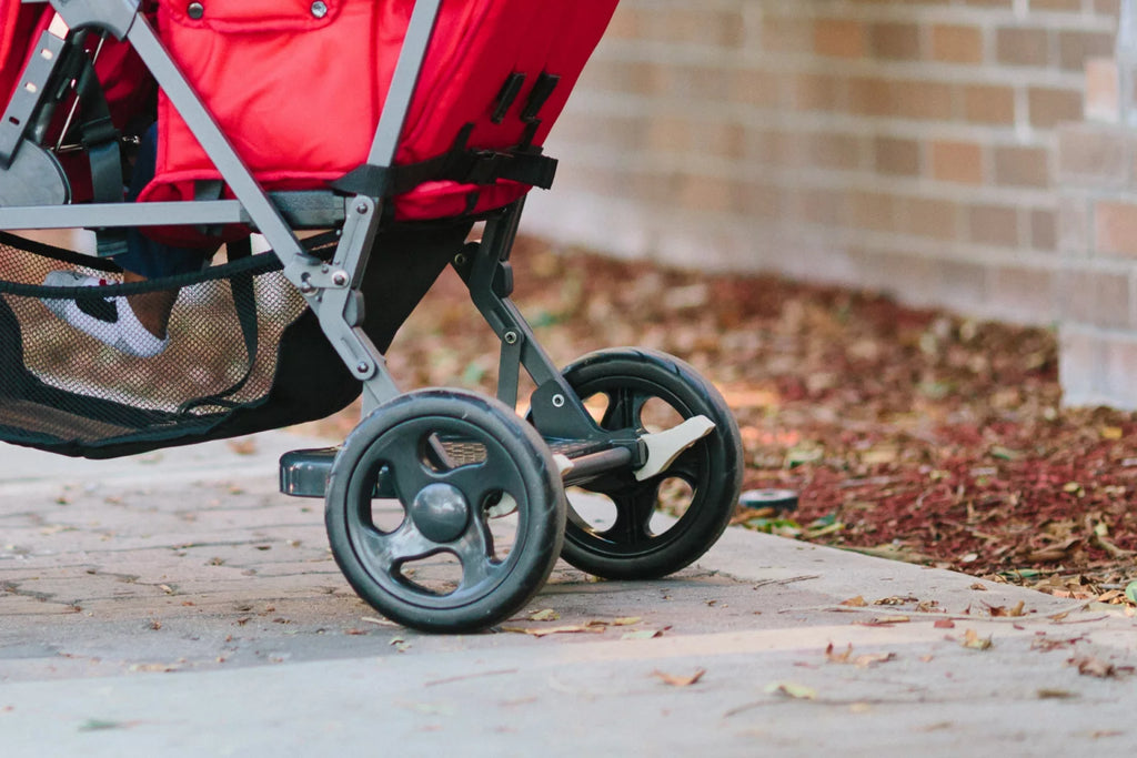 Joovy Caboose Too Sit and Stand Tandem Double Stroller, Red W498171