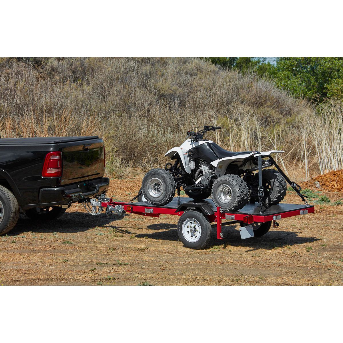 HAUL-MASTER 1720 lb. Capacity 4 ft. x 8 ft. Folding Trailer K33488