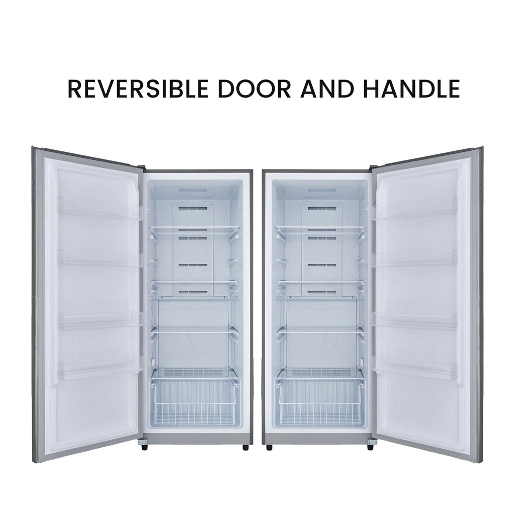 Conserv 17 cu. ft Convertible Upright Freezer/Refrigerator Stainless B878