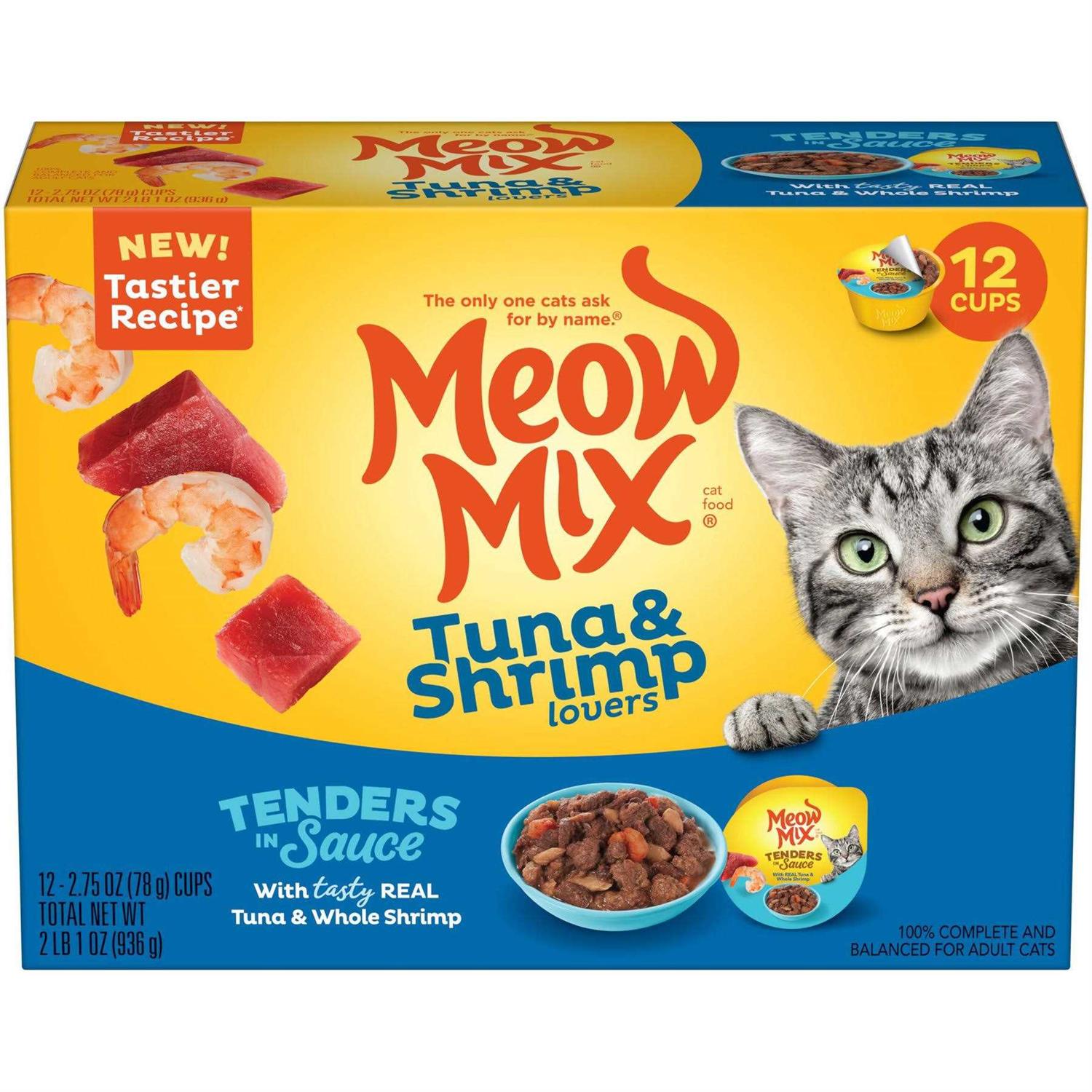 Meow Mix Tender Favorites Wet Cat Food Z217928