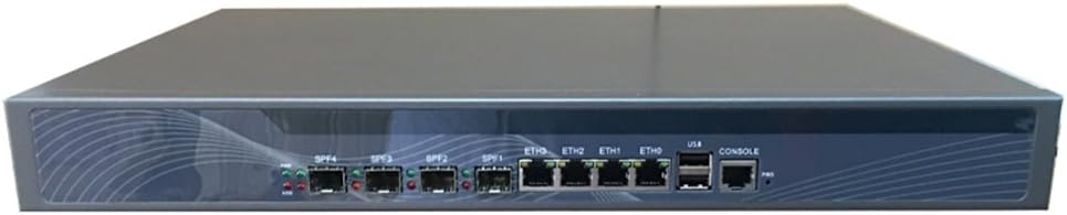 Firewall, VPN, 19 Inch 1U Rackmount, Network Appliance, Z87 with I7 4770, RS20, AES-NI/4 x Nics/4 x SFP I350 Gigabit/2USB/COM/VGA/2 x Bypass, (Barebone, NO RAM, NO Storage, NO System)