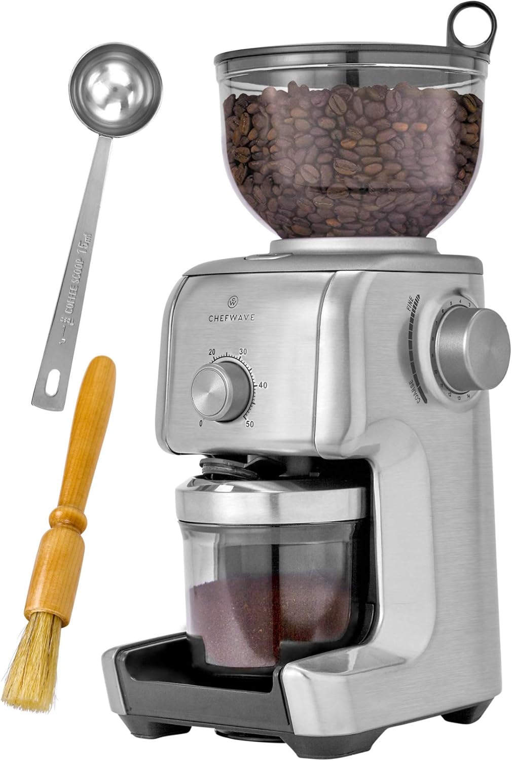 Cuisinart EM-100 Stainless Steel Espresso Maker with Conical Burr Grinder G33891