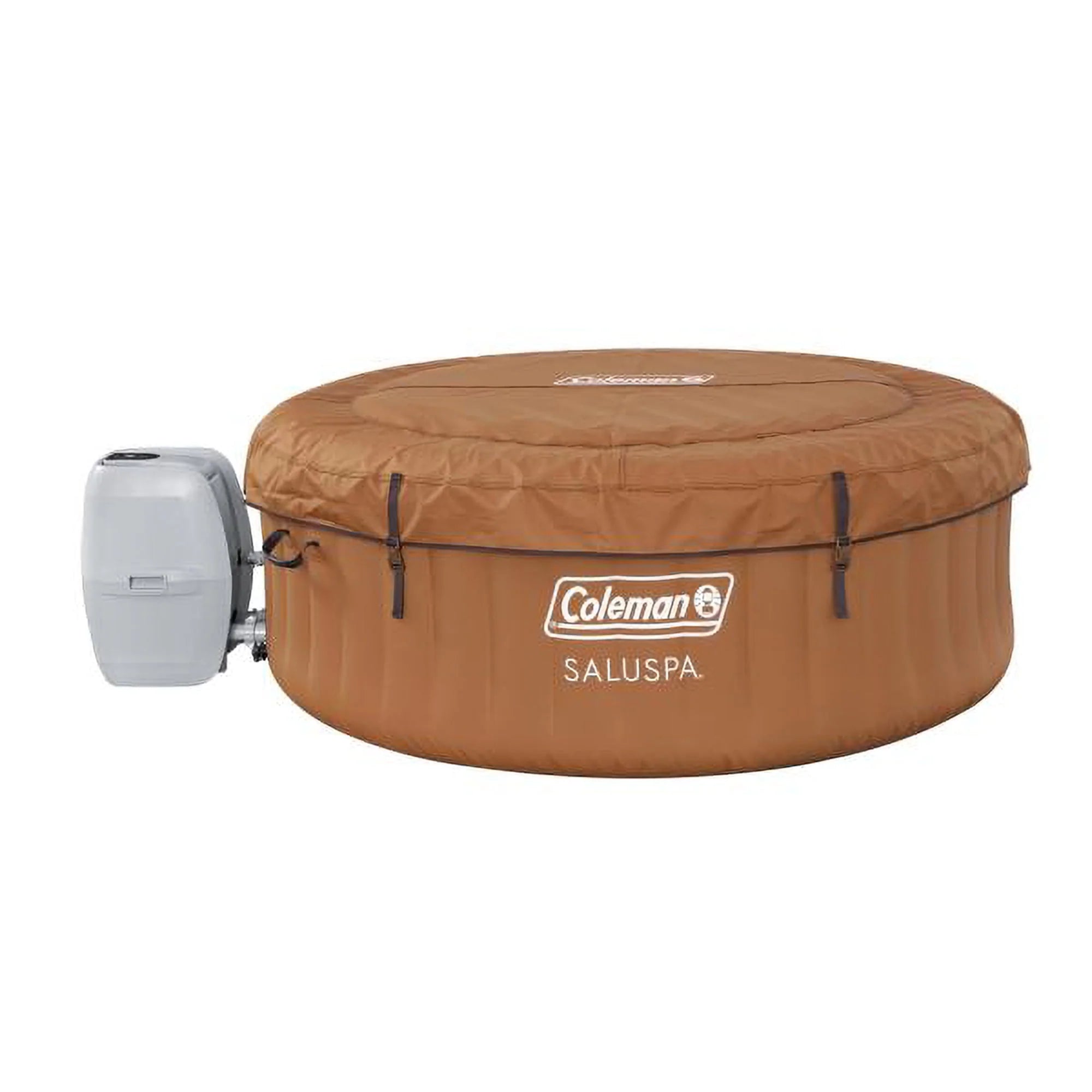 Coleman SaluSpa AirJet Inflatable Round Hot Tub, 60 Jets, Black D46266