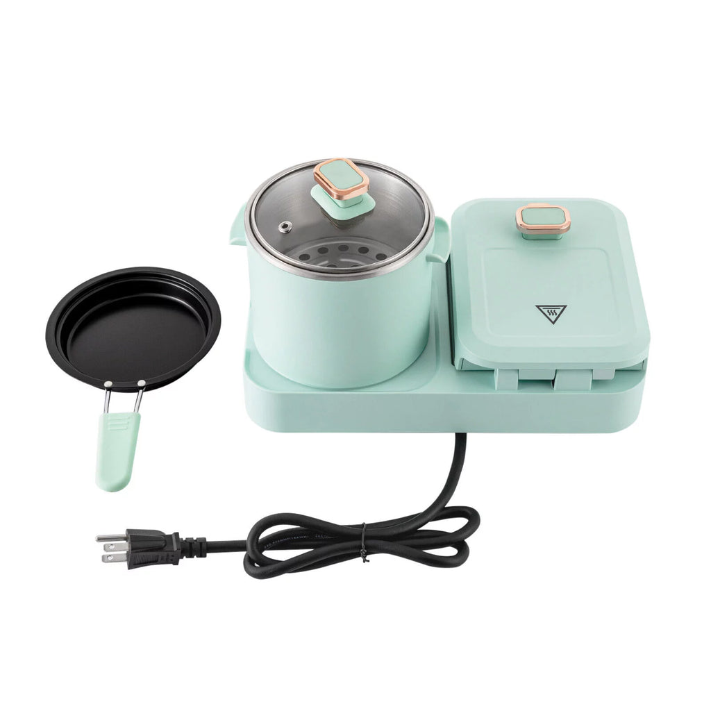 3 in 1 Electric Breakfast Station Toaster Sandwich Maker K18506