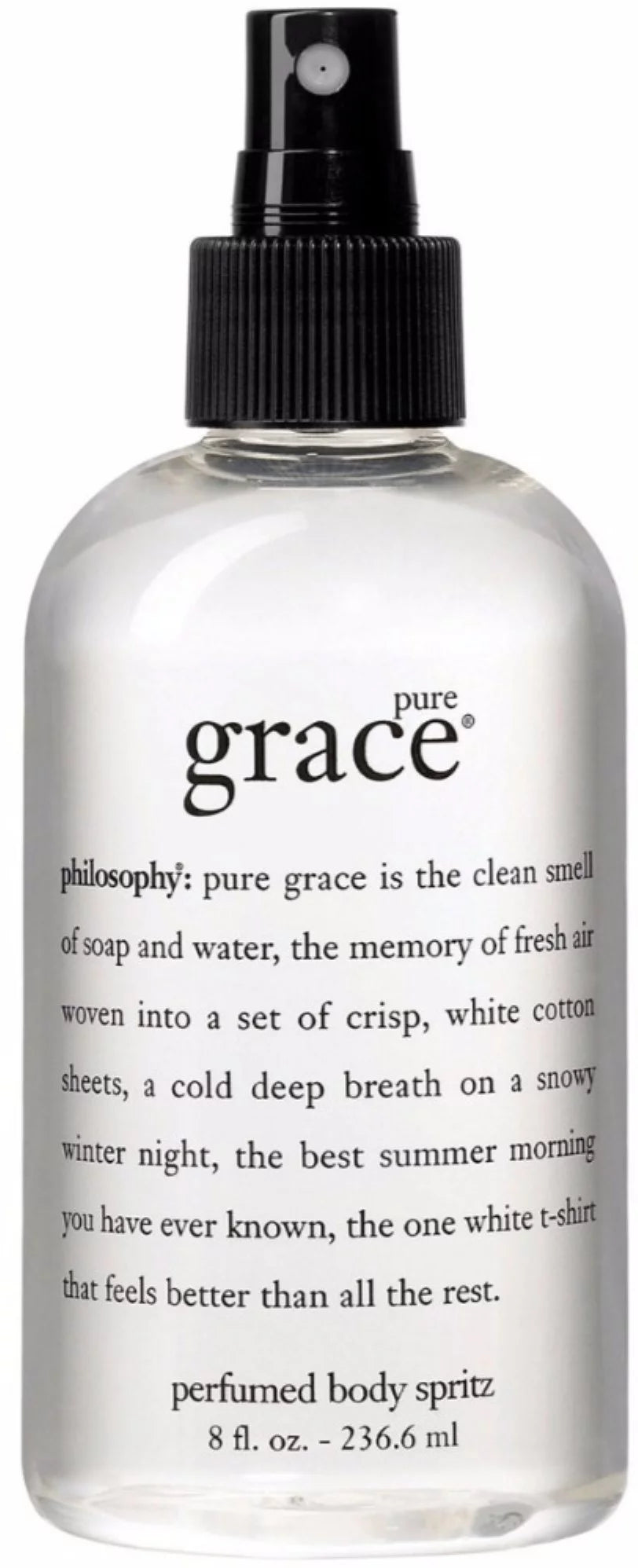 Philosophy Pure Grace Perfumed Body Spray 8 oz (Pack of 3)