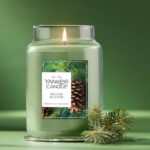 Yankee Candle Balsam & Cedar 22oz Large Jar Scented Candle K561