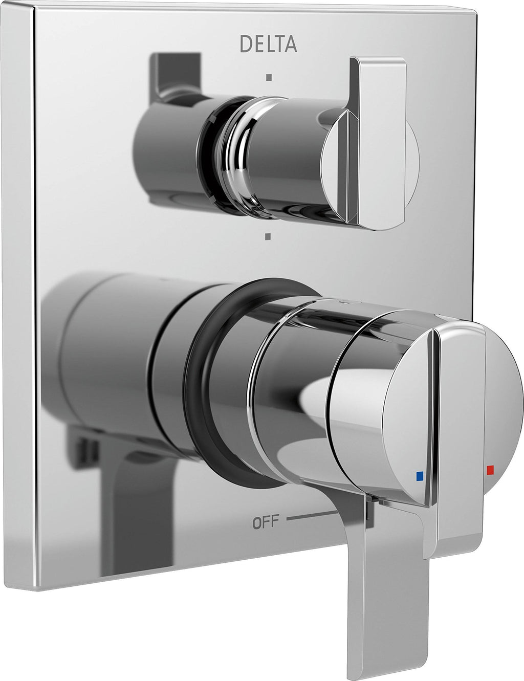 Delta T27967 Ara Angular Modern Monitor 17 Series Valve Trim with 6-Setting Integrated Diverter Chrome