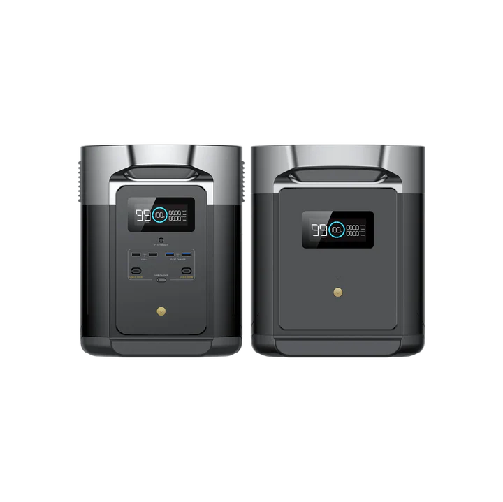 EcoFlow Package - DELTA Max 2000 Portable Power Station (2016Wh) and 1 x Extra Battery