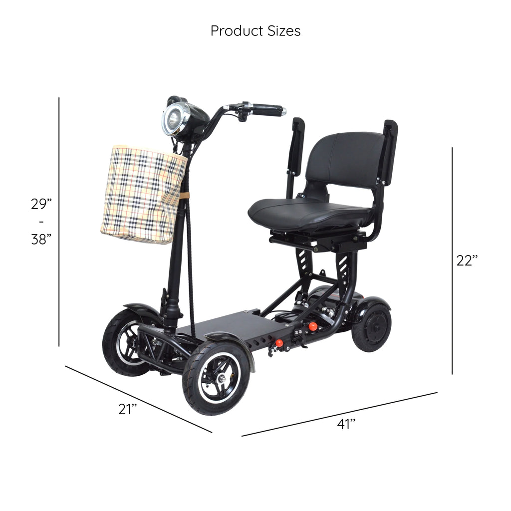 Compact Electric Scooter for Adults with Adjustable Seat and Armrests N441