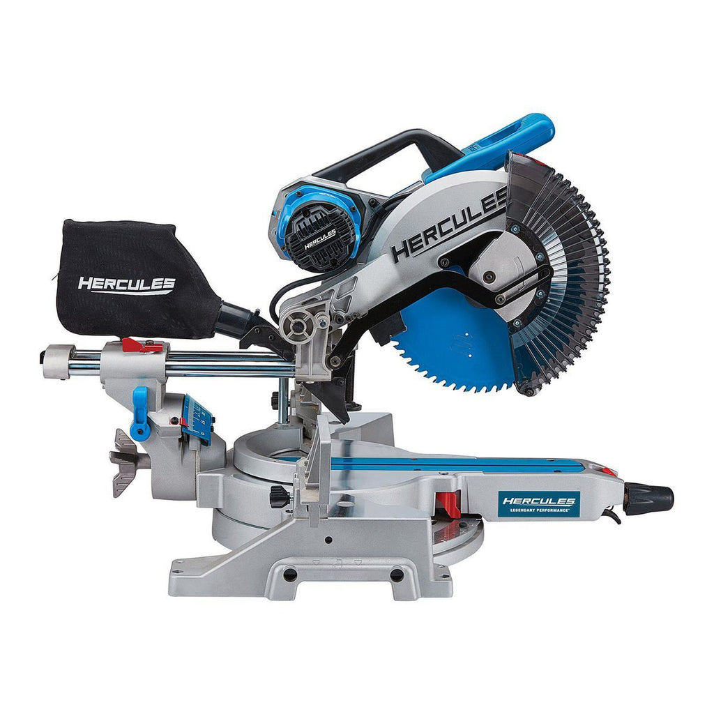 HERCULES 12 in. Dual-Bevel Sliding Compound Miter Saw with LED Shadow Guide J974