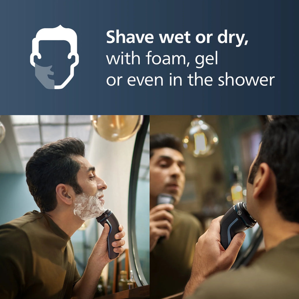 Philips Norelco Shaver 3600 Rechargeable Wet & Dry Electric Shaver with Pop-Up Trimmer G1676