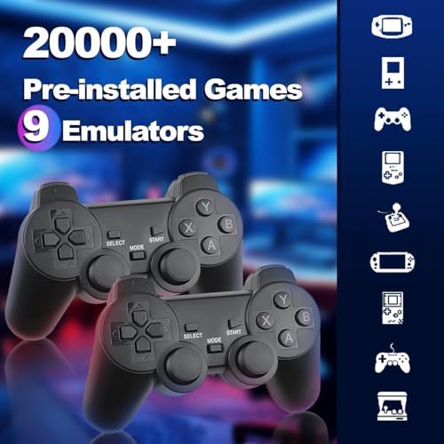 Wireless Retro Game Console Stick with 20,000+ Classic Games, 4K HDMI, Dual Wireless Controllers Z545667