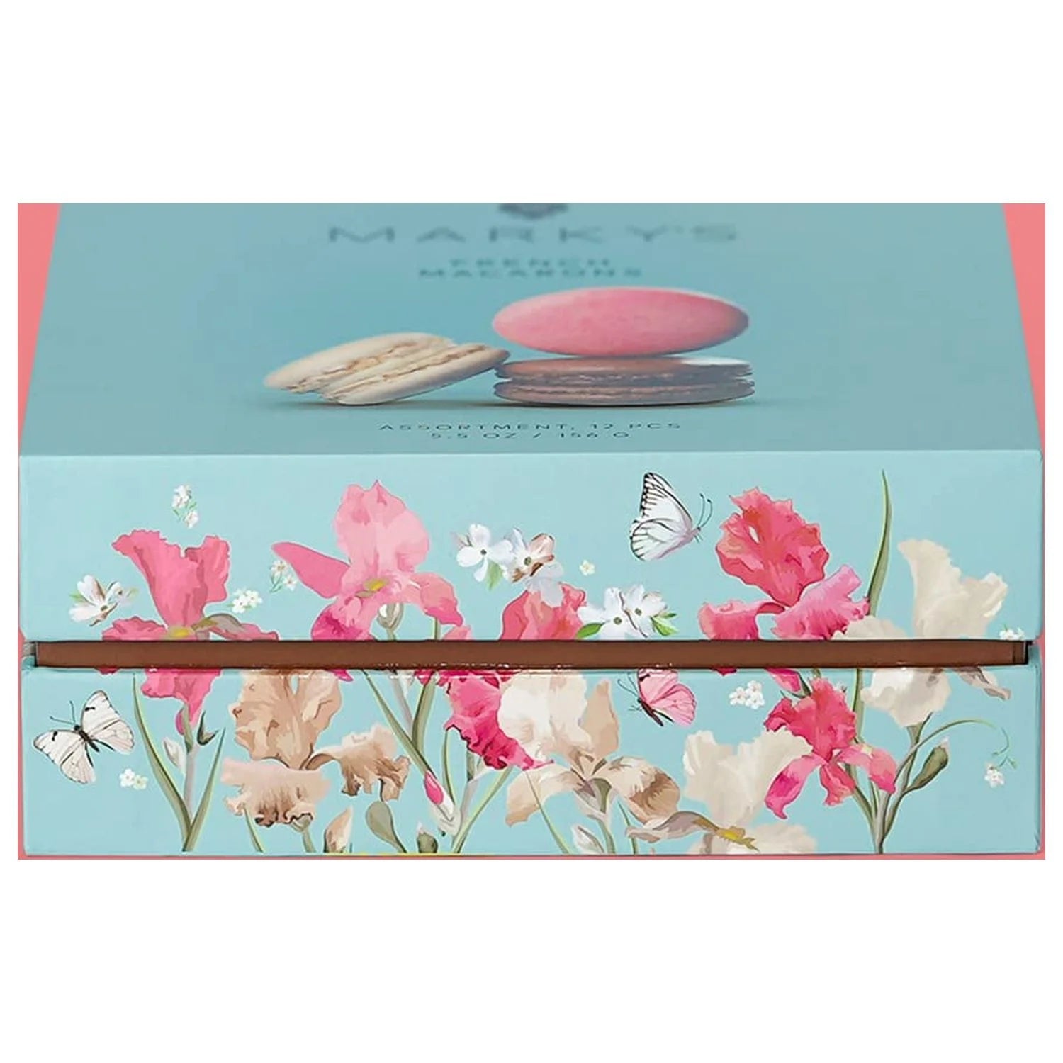 French Almond Macarons Gift Box 12 PCS Assorted Flavors Imported From France O626186