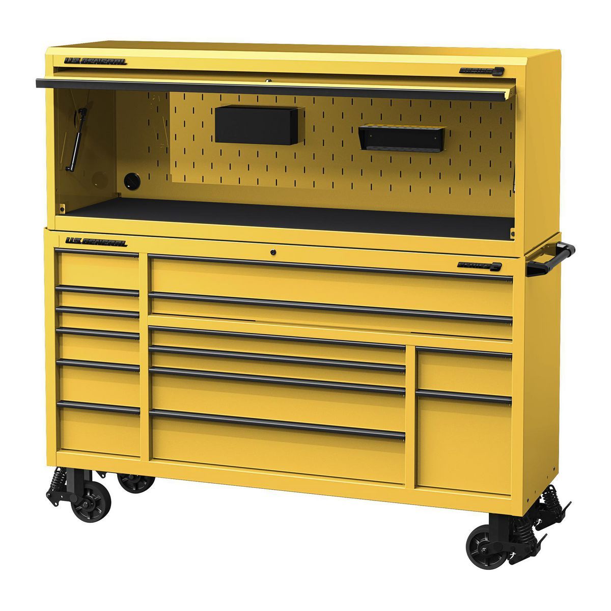 U.S. General 72 in. Triple-Bank Roll Cab, Series 3, Slate Gray V981709