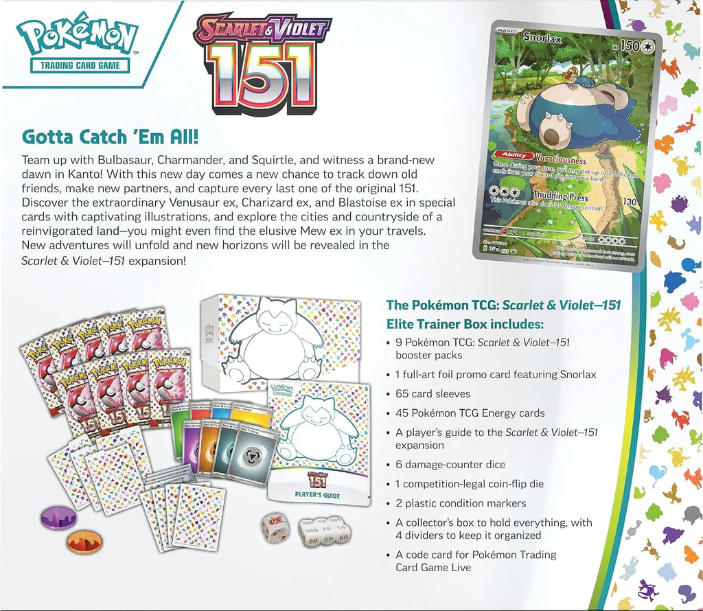 Pokemon TCG Scarlet & Violet 151 Elite Trainer Box B77403