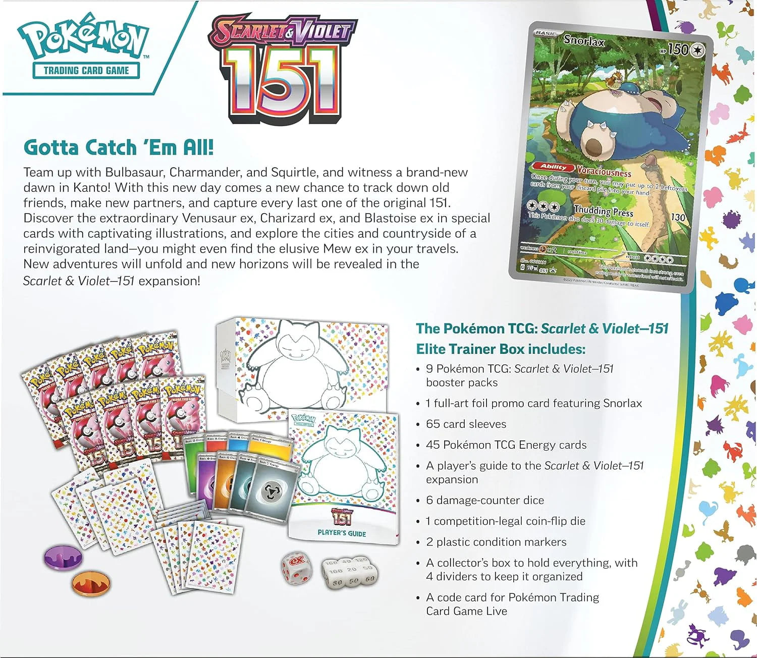 Pokemon TCG Scarlet & Violet 151 Elite Trainer Box B77403