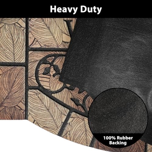 Durable Welcome Door Mats 24x36 Non-Slip Rubber Backing Outdoor Entry Mat C88828