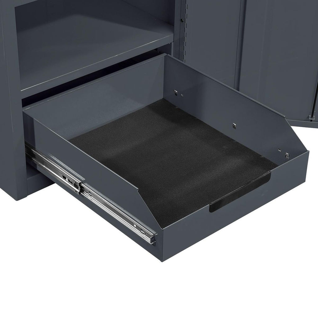 U.S. General 22 in. End Locker, Series 3, Blue Y30292